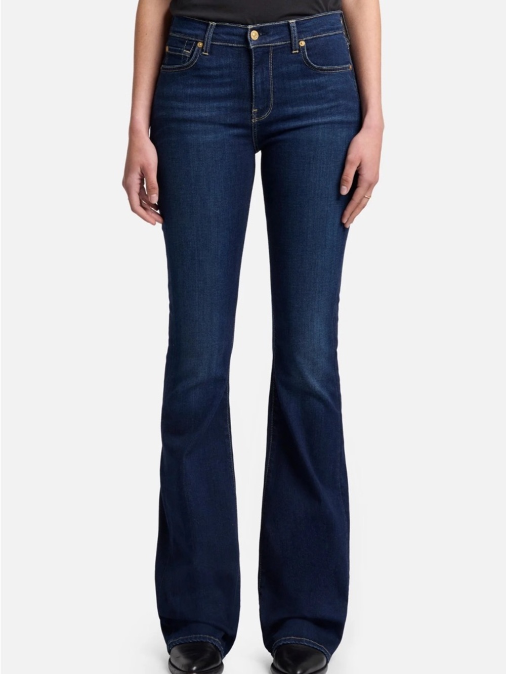 7 For All Mankind Dark Wash Bootcut Jeans
